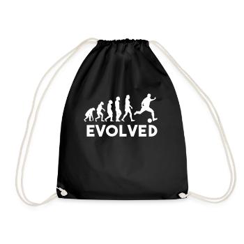 Évolution du football - Sac de sport léger - noir - Devant