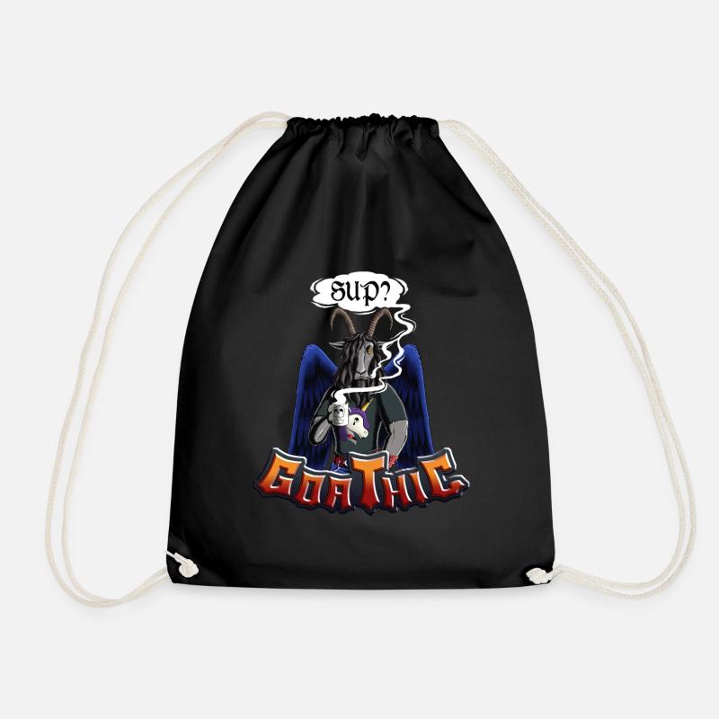 Goathic 2023 - Drawstring Bag - black