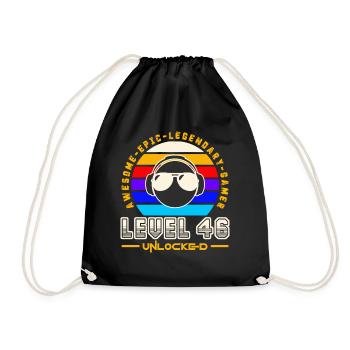Level 46 - Sac de sport léger - noir - Devant