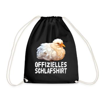 Chemise de couchage officielle Poulets - Sac de sport léger - noir - Devant