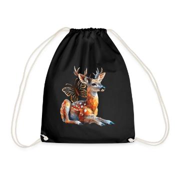 Cerf - Sac de sport léger - noir - Devant