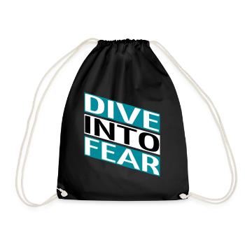Bungee Jumping Jokes Bungee Jumping Techniques - Drawstring Bag - black - Front
