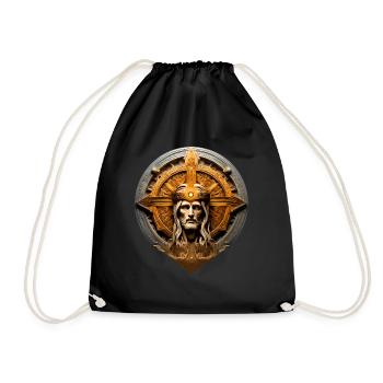 JESUS - Sac de sport léger - noir - Devant