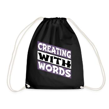 dictons écriture techniques d’écriture - Sac de sport léger - noir - Devant