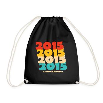 2015: Limited Edition - 9th Anniversary - Drawstring Bag - black - Front