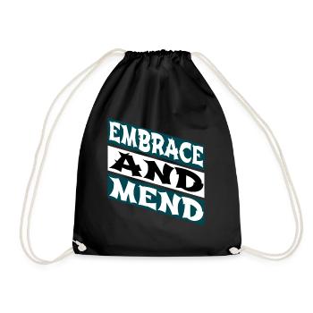 humour drôle citation soutien génial - Sac de sport léger - noir - Devant