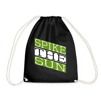 geek beach volleyball skills - Turnbeutel - Schwarz - Vorne