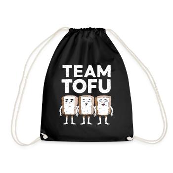 Tofu Lustiges - Turnbeutel - Schwarz - Vorne