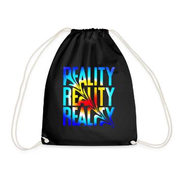 Reality - Turnbeutel - Schwarz - Vorne
