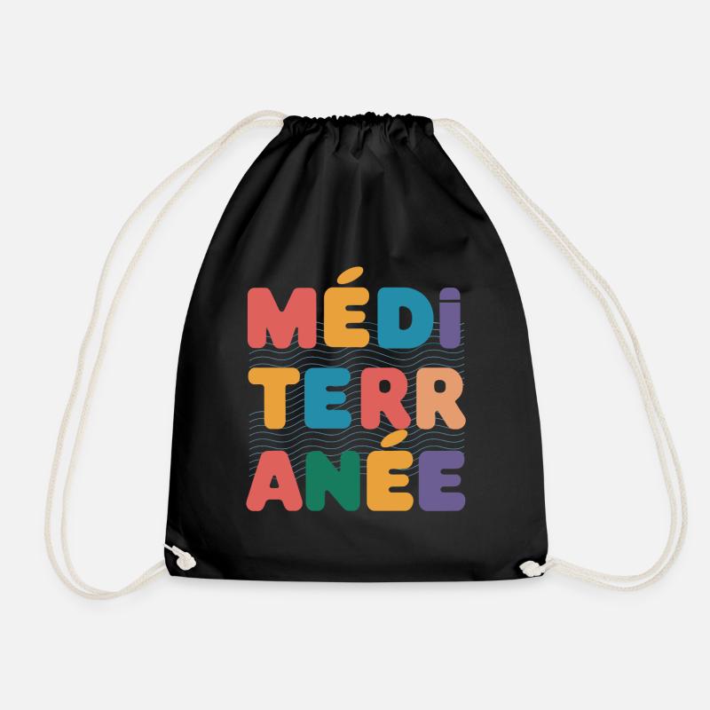 Méditerranée - Sac de sport léger - noir