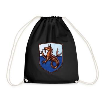 Armoiries Kelpie Seahorse - Sac de sport léger - noir - Devant