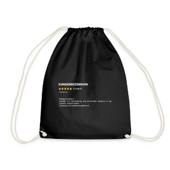 Avis clients Note Femme drôle 5 sur 5 - Sac de sport léger - noir - Devant
