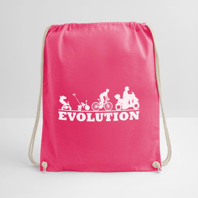 Motorroller Rollerfahrer - Evolution Turnbeutel