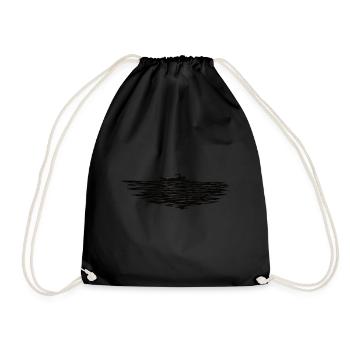 Natation Nageurs Piscine Piscine extérieure Nageur - Sac de sport léger - noir - Devant