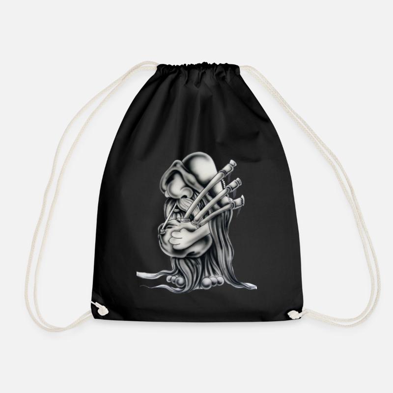 Dudelsackgnom - Turnbeutel - Schwarz