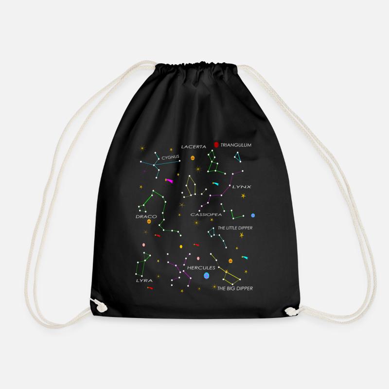 constellations - Sac de sport léger - noir