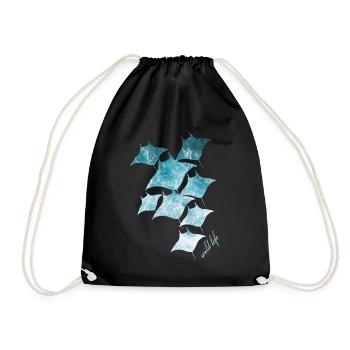 Ray Wildlife - Drawstring Bag - black - Front