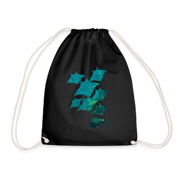 Rays Wildlife - Drawstring Bag - black - Front