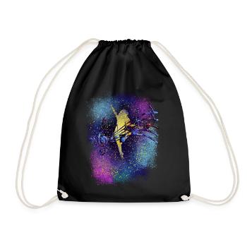 Dancer Music in starlight - Drawstring Bag - black - Front