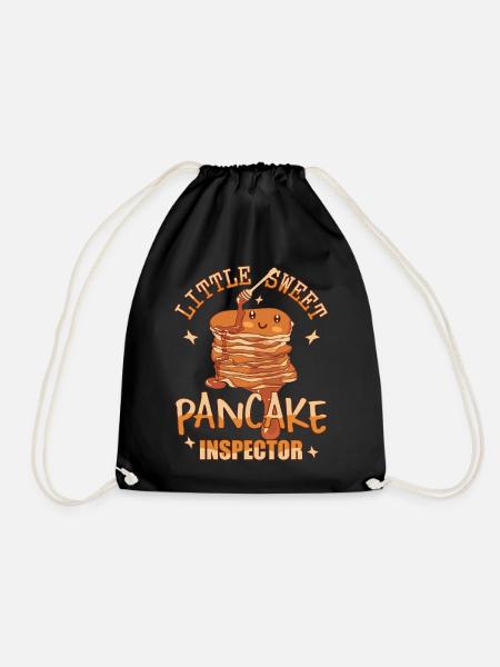 Pfannkuchen-Inspektor - Turnbeutel - Schwarz