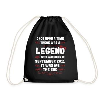 Il était une fois une légende. Septembre 2011 Naissance - Sac de sport léger - noir - Devant