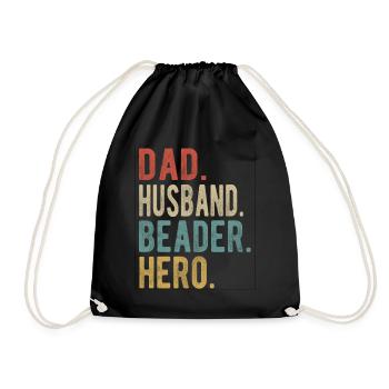 Beader Papa Mari Héros - Sac de sport léger - noir - Devant