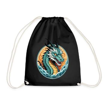 Lac Dragon - Sac de sport léger - noir - Devant