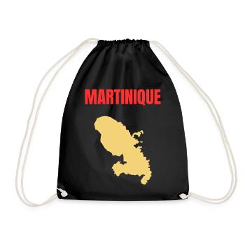 Martinique – West Indies T-shirt - Drawstring Bag - black - Front