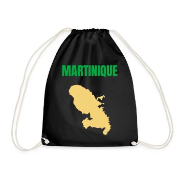 Martinique – West Indies T-shirt - Drawstring Bag - black - Front