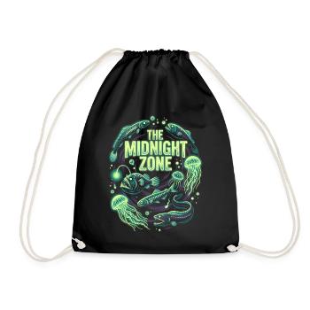 Plastic Sea - Drawstring Bag - black - Front