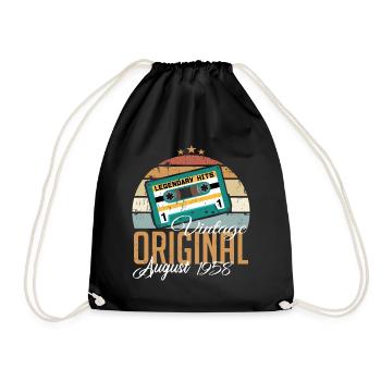 Août 1958 Jubilé 1958 Légendes Août - Sac de sport léger - noir - Devant