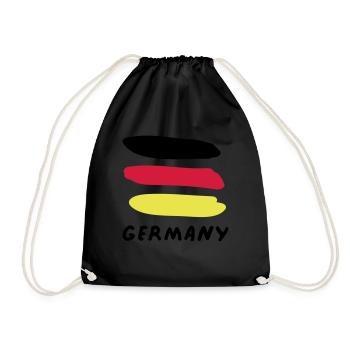 Allemagne - Sac de sport léger - noir - Devant