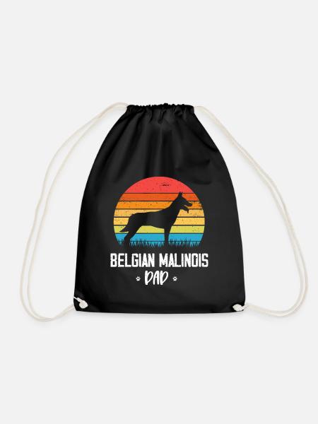 Malinois Belgischer Schäferhund - Turnbeutel - Schwarz