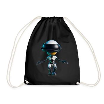 VR Alien - Turnbeutel - Schwarz - Vorne