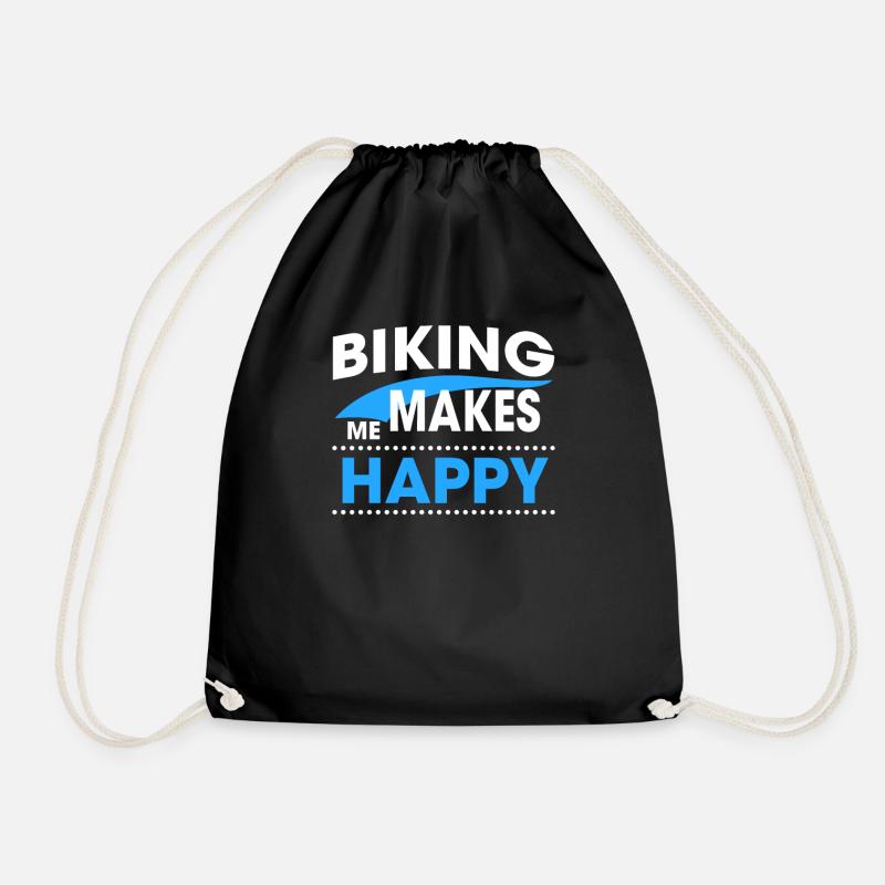 BIKING - Turnbeutel - Schwarz