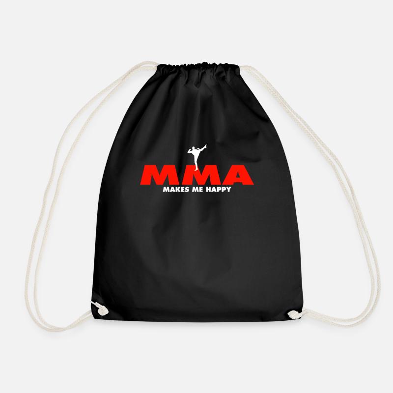 Mma tea - Drawstring Bag - black