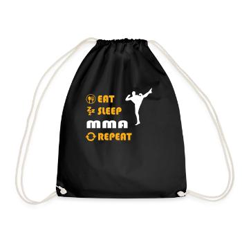 Mma - present for men and women - Turnbeutel - Schwarz - Vorne
