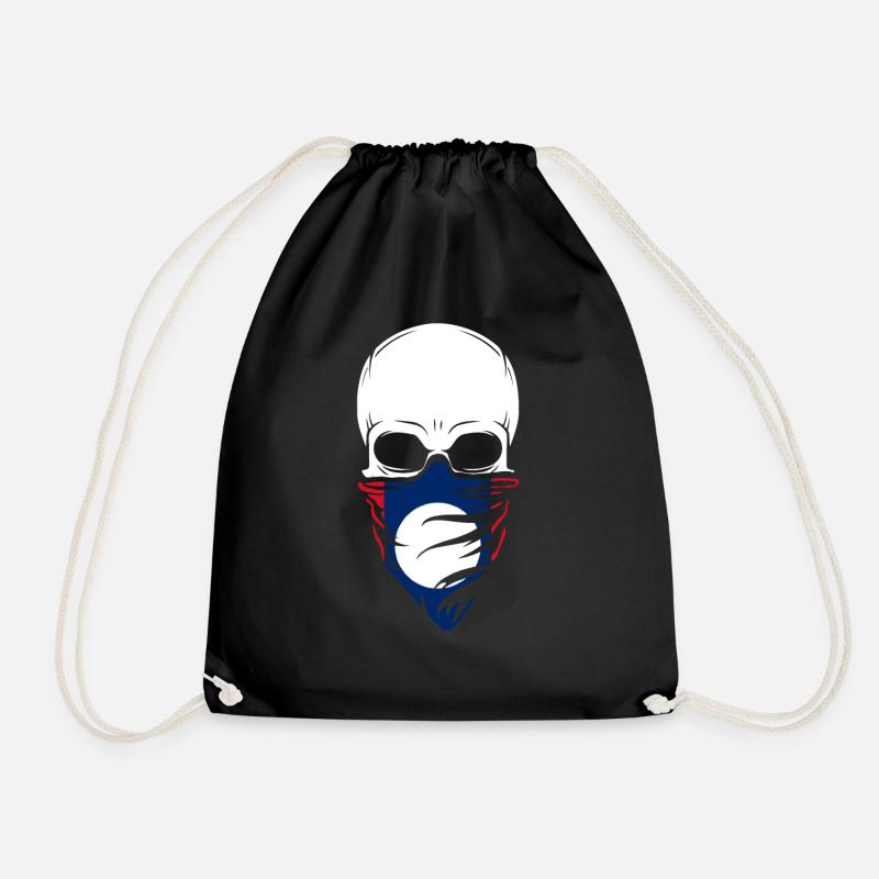 Laos Skull Tee - Laos - Turnbeutel - Schwarz