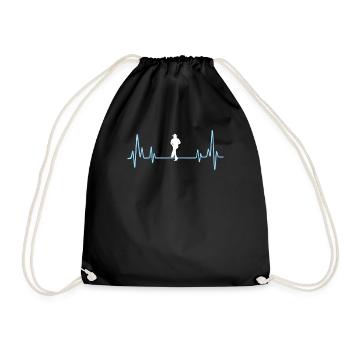Line Dance Present For Your Uncle - Turnbeutel - Schwarz - Vorne