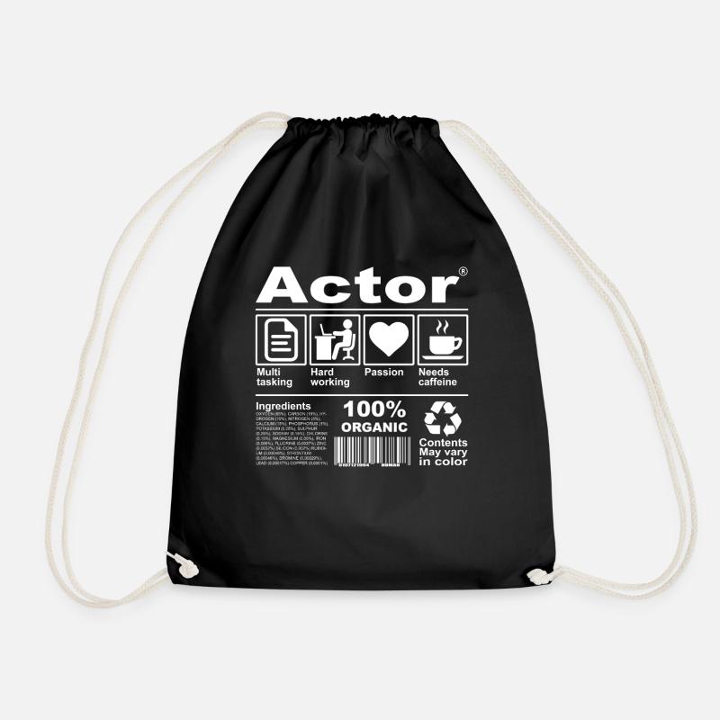 Actor - Turnbeutel - Schwarz