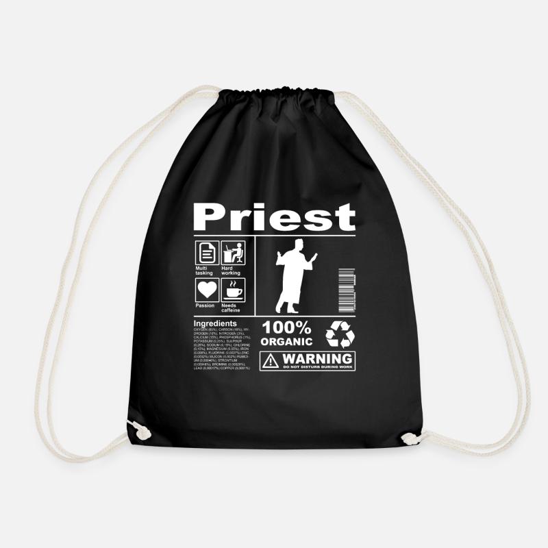 Priest Product Description - Turnbeutel - Schwarz