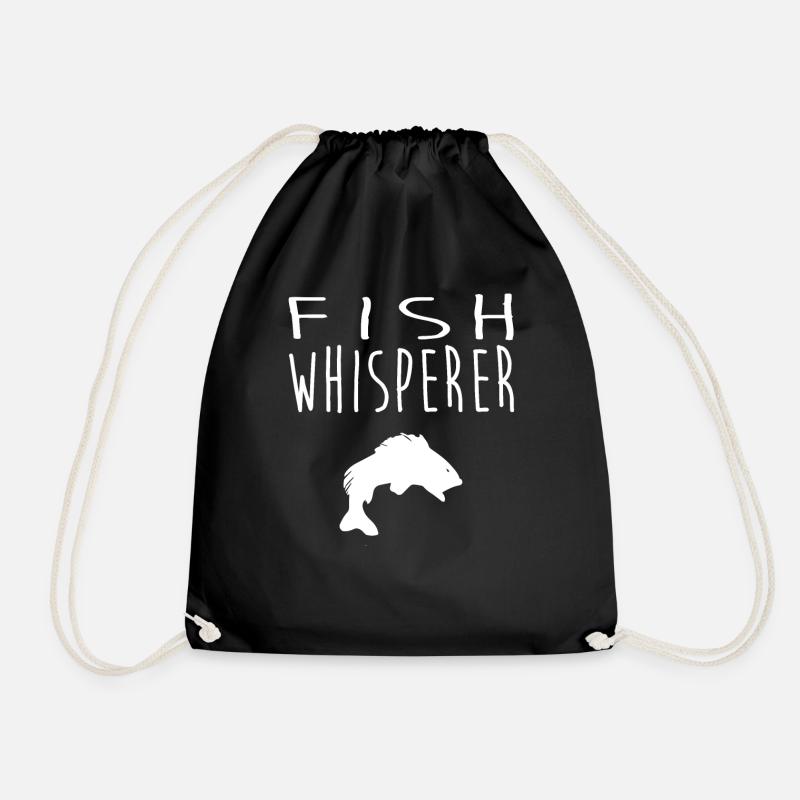 Fish Tee - Turnbeutel - Schwarz