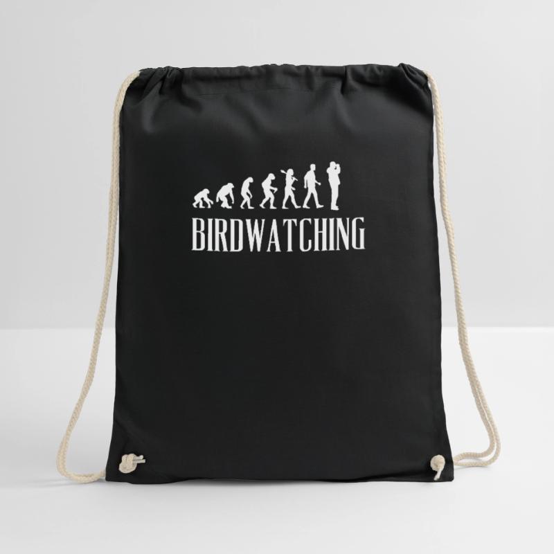 Birdwatching Evolution Gift Idea Turnbeutel