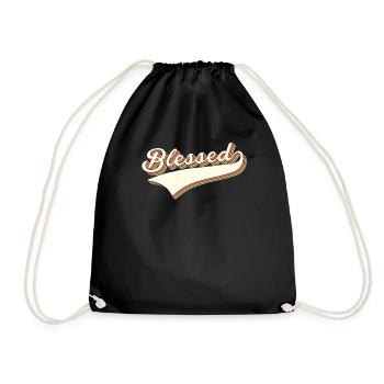 chrétien - Sac de sport léger - noir - Devant