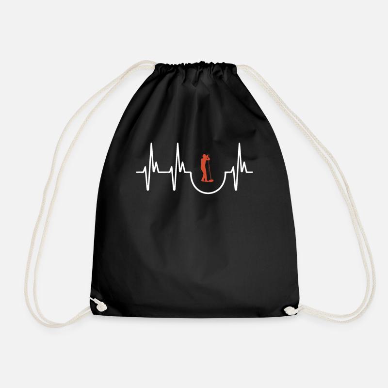 Harmonica - Drawstring Bag - black