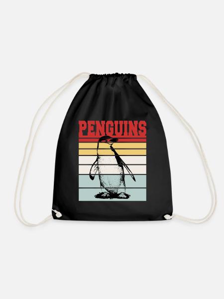 PENGUINS - Turnbeutel - Schwarz