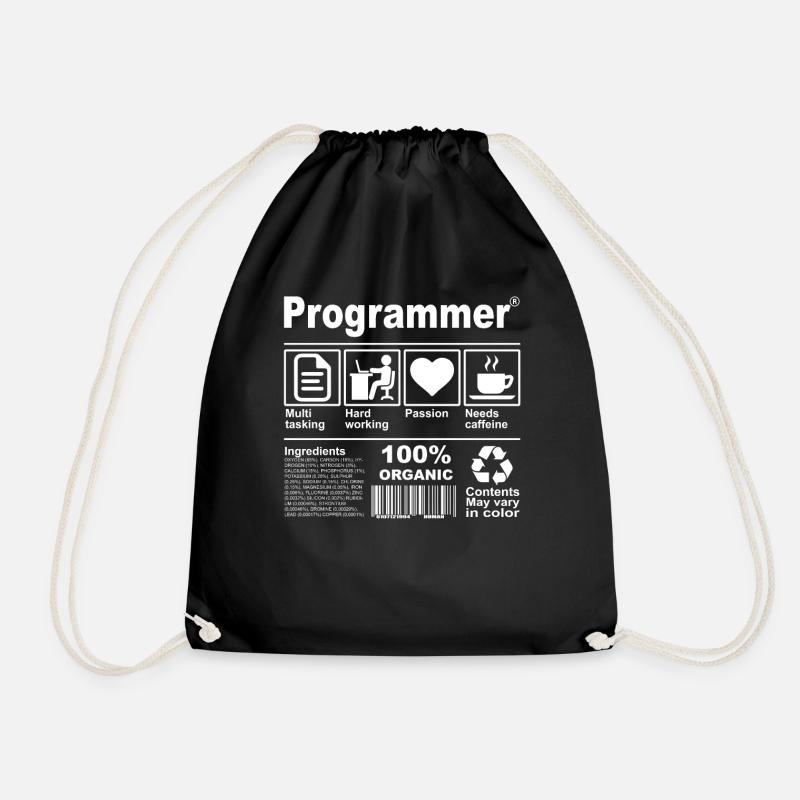 Programmer - Turnbeutel - Schwarz