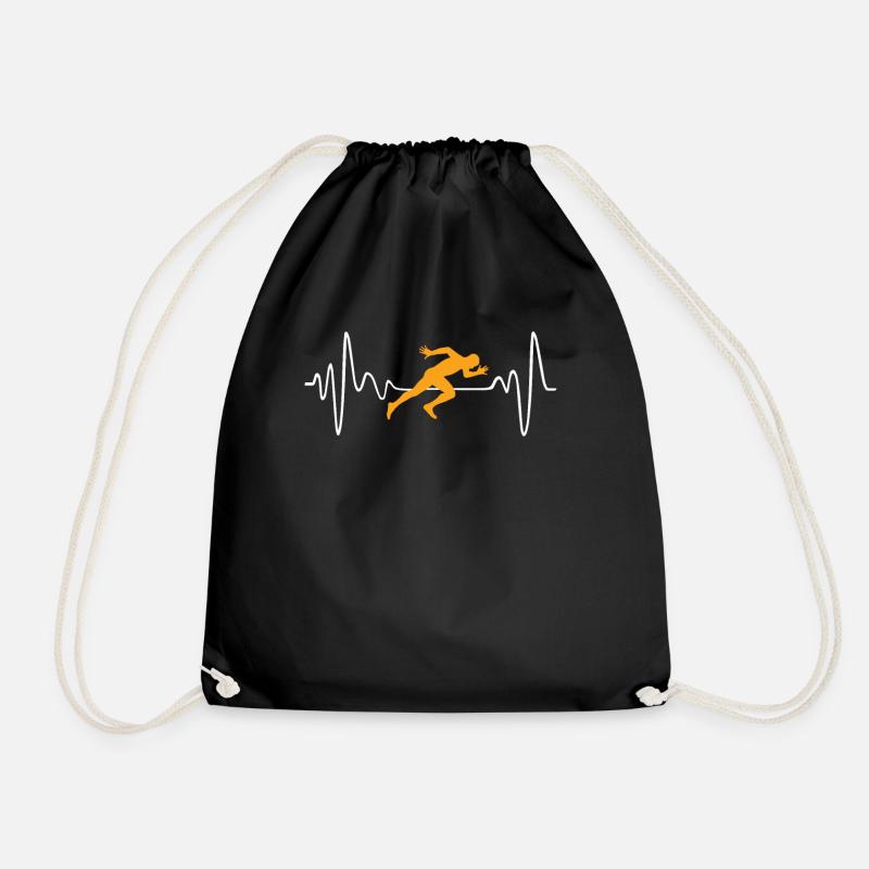 sprinter - Drawstring Bag - black