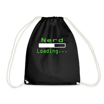 T-shirt ringard nerd - Sac de sport léger - noir - Devant