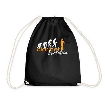 CLARINET EVOLUTION - Drawstring Bag - black - Front
